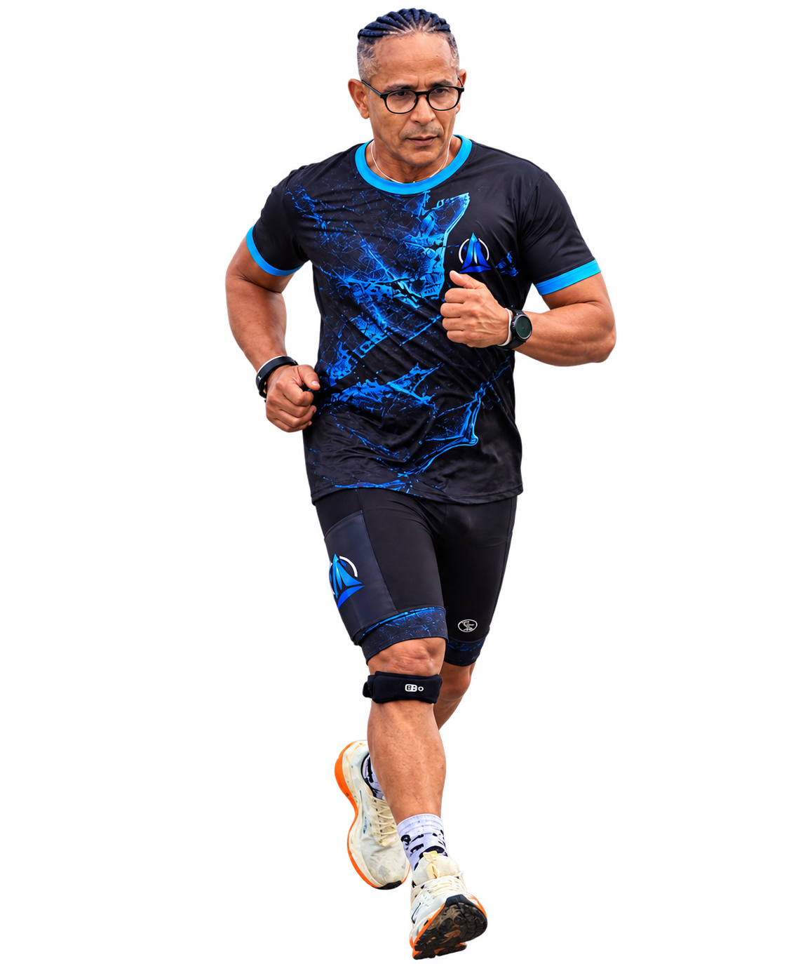 Iran correndo com o uniforme da assessoria